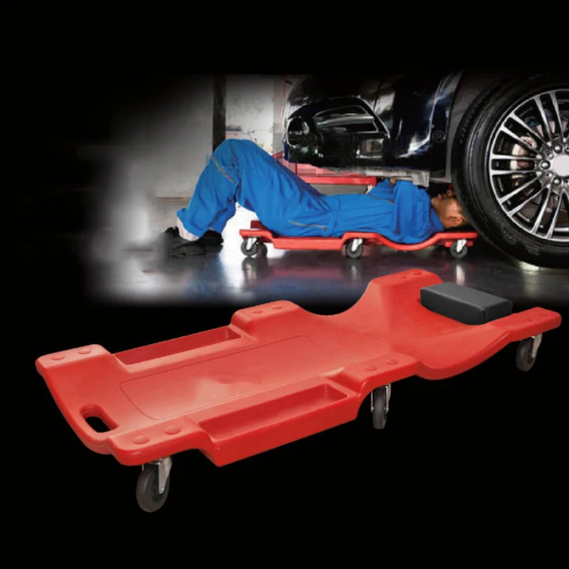 

Chassis 40-inch red thickened car repair lying board skateboard repair car sleeping board auto repair auto maintenance tool