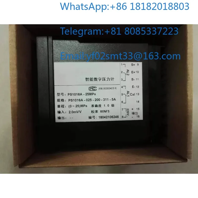 PS1016A Series Vertical 48\*96 High Temperature Melt Pressure Gauge Display Instrument