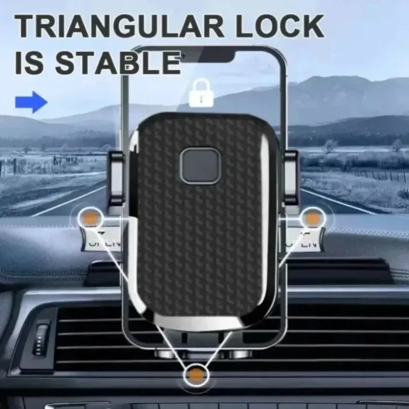 Universal Car Phone Holder Air Vent Mount 360° Rotatable Anti Shake Stand for 4.7-7 Inch iPhone Samsung All Mobile Phones