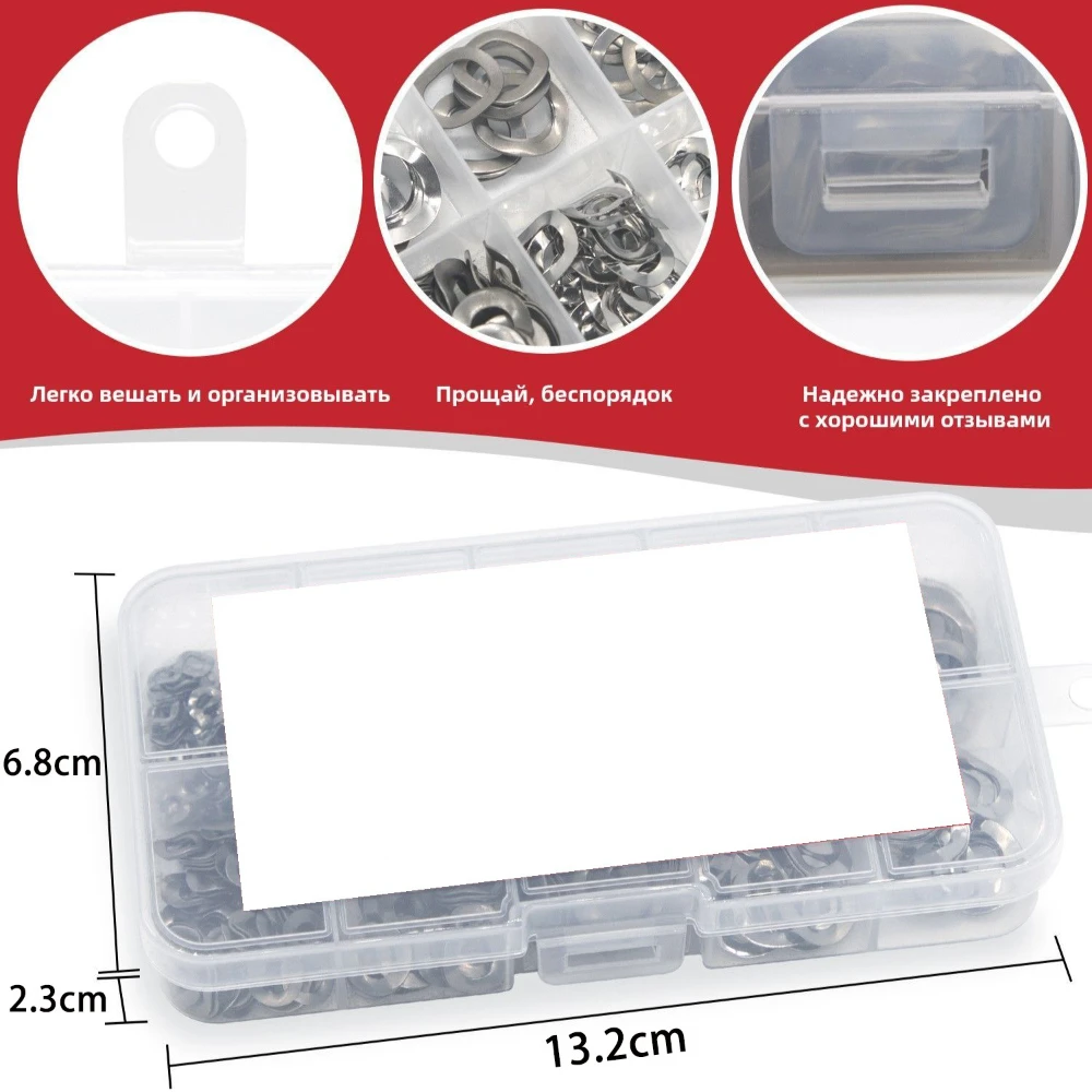 350 قطعة 304 الفولاذ المقاوم للصدأ موجة غسالة M3-M12 ثلاثة موجة الذروة غسالات DIN42013 الربيع غسالات موجة عمود مرن غسالة