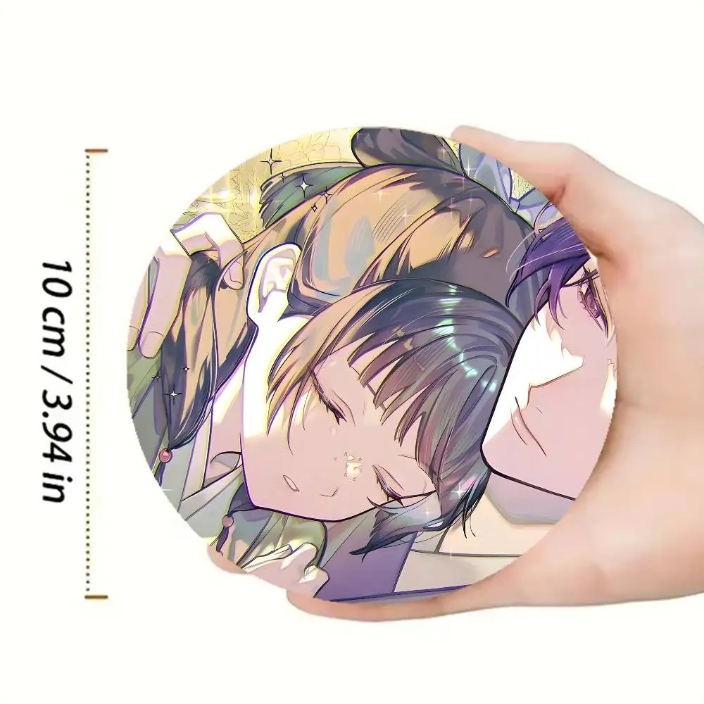 M-Maomao and Jinshi Heat-Resistant Pine Coasters Lightweight Sturdy for All Drinkware Easy to Clean 3