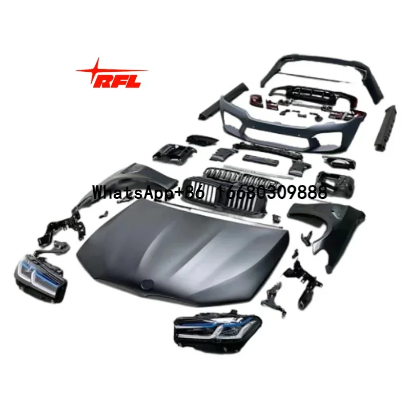 

Car Large Surround Kits Front And Rear Bumper Bumper Auto Parts Body Kit For 18-20 5 Series