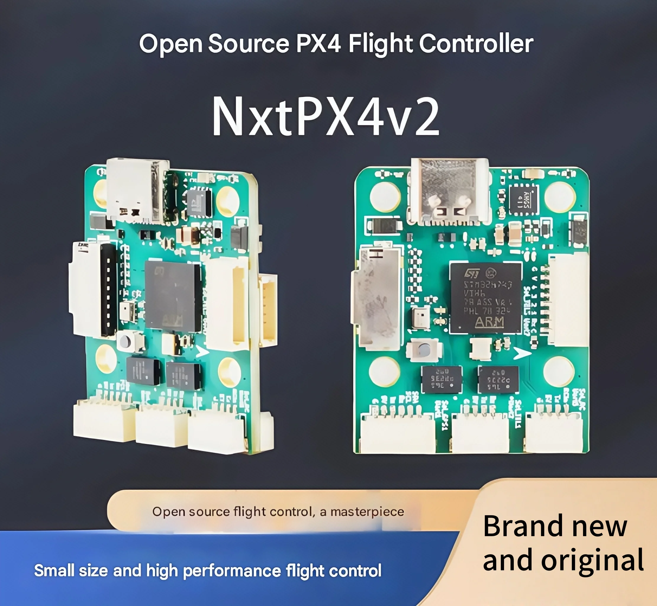 

NxtPX4v2 Контроллер полета PX4 с открытым исходным кодом Контроллер полета Ardupilot H7 Dual BMI088, небольшой размер, расстояние между отверстиями 20x20