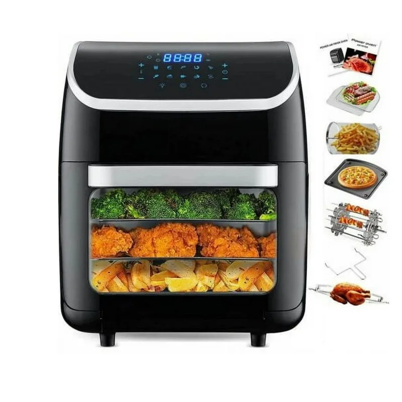 New Arrival 12L Large Capacity Smart Oven With Touch Screen Preset Menu Function