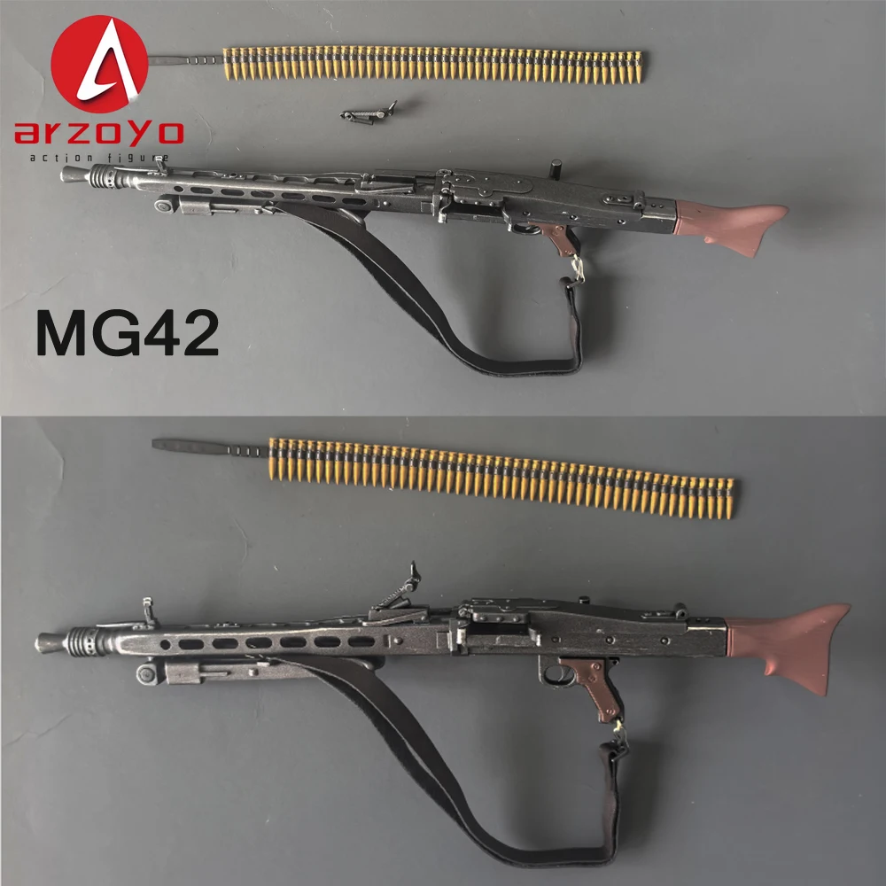 1/6 Scale MG42 MG34 Military Machine Gun Model for 12in Action Figure