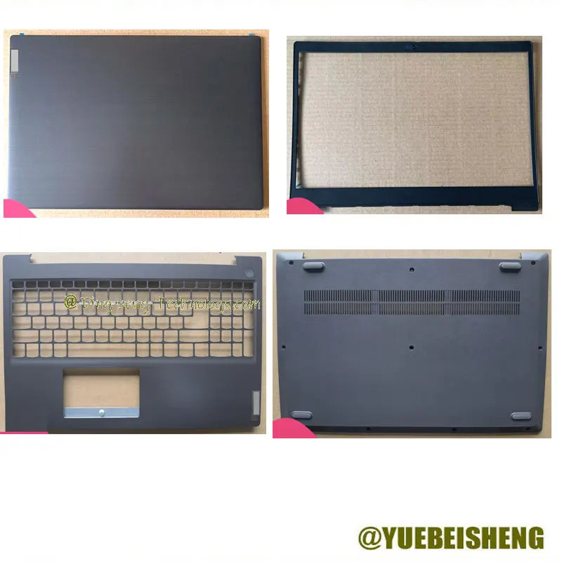 

YUEBEISHENG New/org For Lenovo V15 G1-IML 2021Y LCD back cover /Front bezel /Upper cover /Bottom case,Gray black