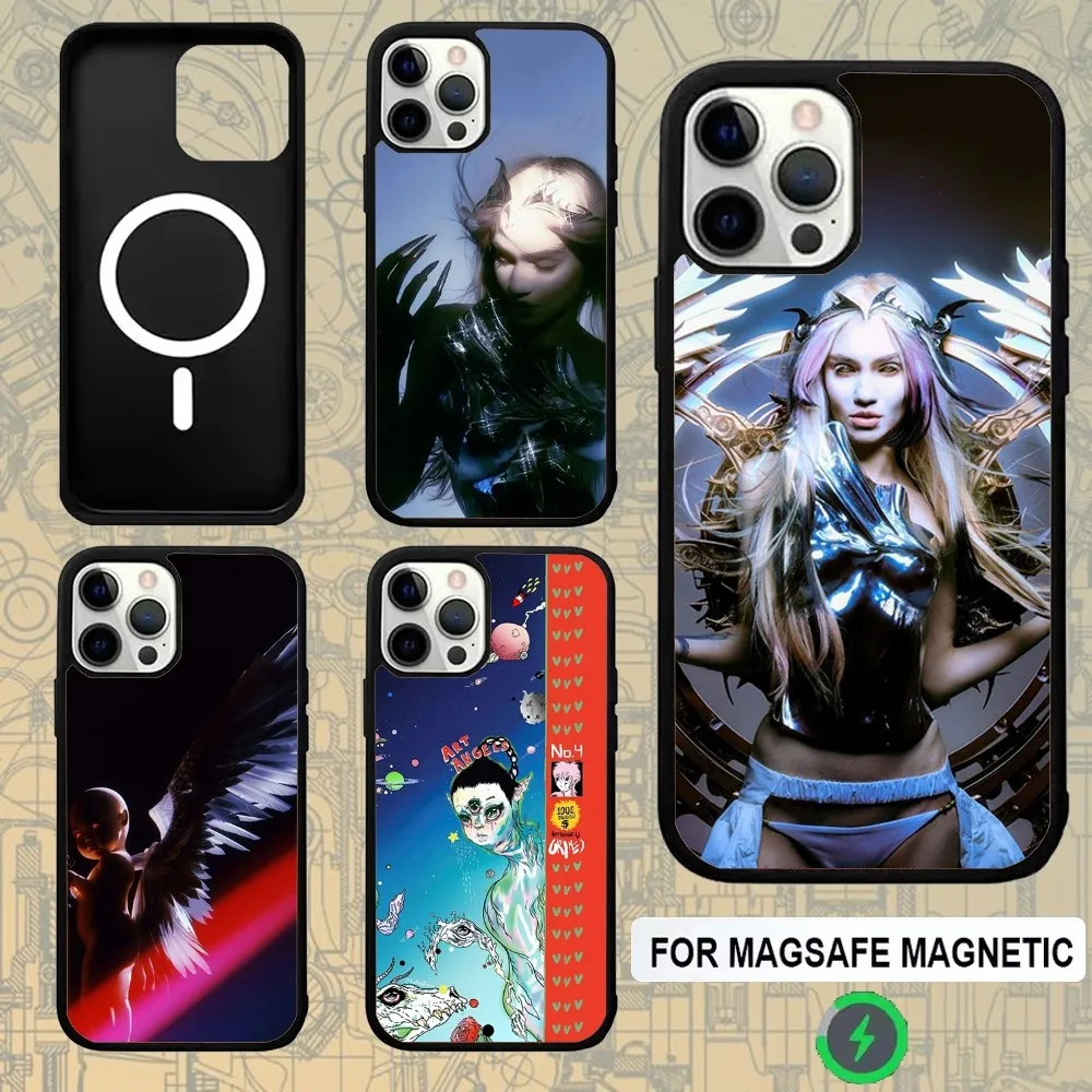 

G-Grimes Miss Anthropocene Phone Case For IPhone 16,15,Pro,Max,Case 14,Plus,13,12,11 Magesafe Magnetic Wireless Charge Cover