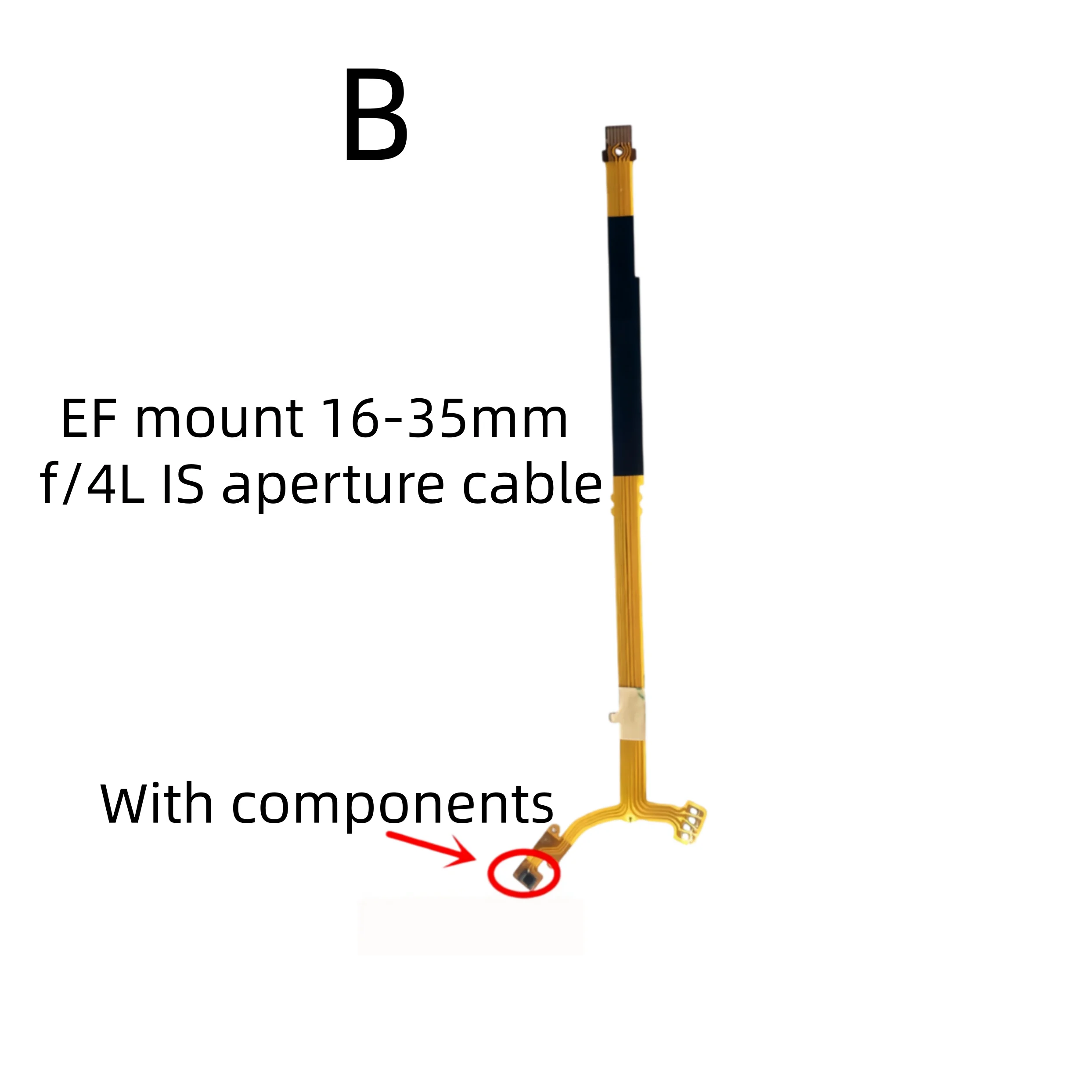 For Canon EF 16-35mm f/4L IS USM Lens Aperture Flex Cable Ribbon Cable With Optocoupler Camera Repair