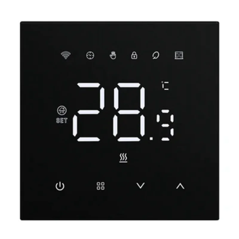 

Tuya умный Wi-Fi термостат для теплого пола, 220 В, 16 А, газовый котел, электрический регулятор температуры для дома, Alexa-AA26