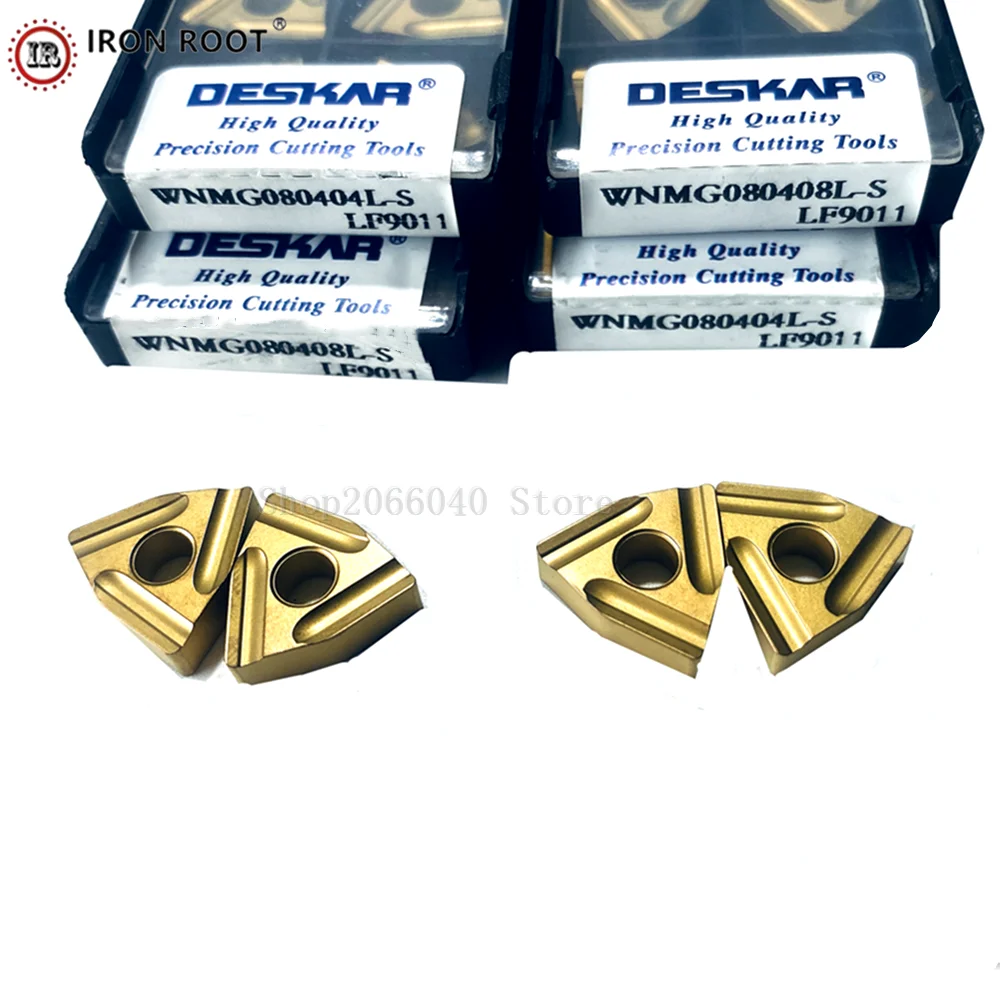 Внешние токарные инструменты для металла DESKAR — WNMG 080408 R-S LF9011 Твердосплавные вставки для токарного станка с ЧПУ по стали Внешние токарные инструменты для металла DESKAR — WNMG 080408 R-S LF9011 Твердосплавные вставки для токарного станка с ЧПУ по стали