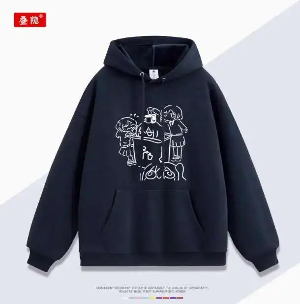 Anime BOCCHI THE ROCK Gotoh Hitori Hooded Hoodie Cosplay Autumn Winter Men Women Coat Loose Jacket Tops anime