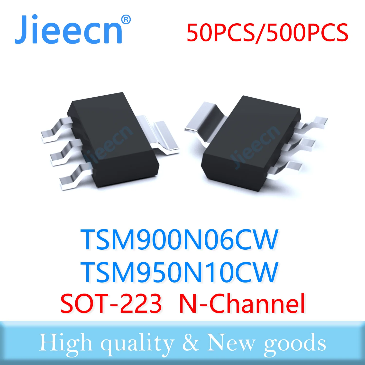 

Jieecn 50 шт. 500 шт. N-КАНАЛЬНЫЙ TSM900N06CW TSM950N10CW SOT223, высокое качество