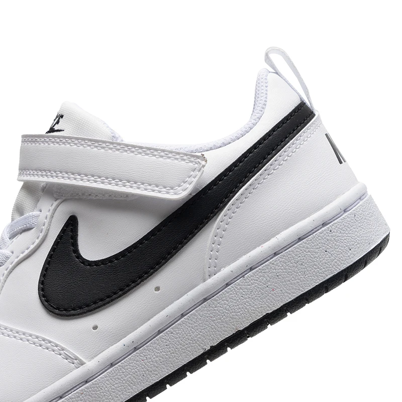 Nike Children's Shoes Court Borough (Ps) Fashionable and Trendy Velcro Kids' Low-Top Casual Sneakers Dv5457-104 view 6