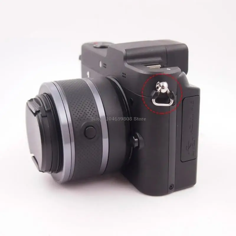 

1Pair Camera Lugs Rings Camera Straps Triangles Split Rings Hook for Camera Straps Conversion Rings Metal Connection Buckles