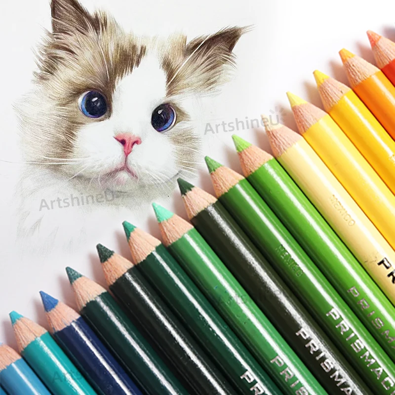 Профессиональный цветной карандаш Prismacolor, 24 цвета, цветные карандаши на масляной основе для рисования скетчей, для студентов-художников, художественные принадлежности