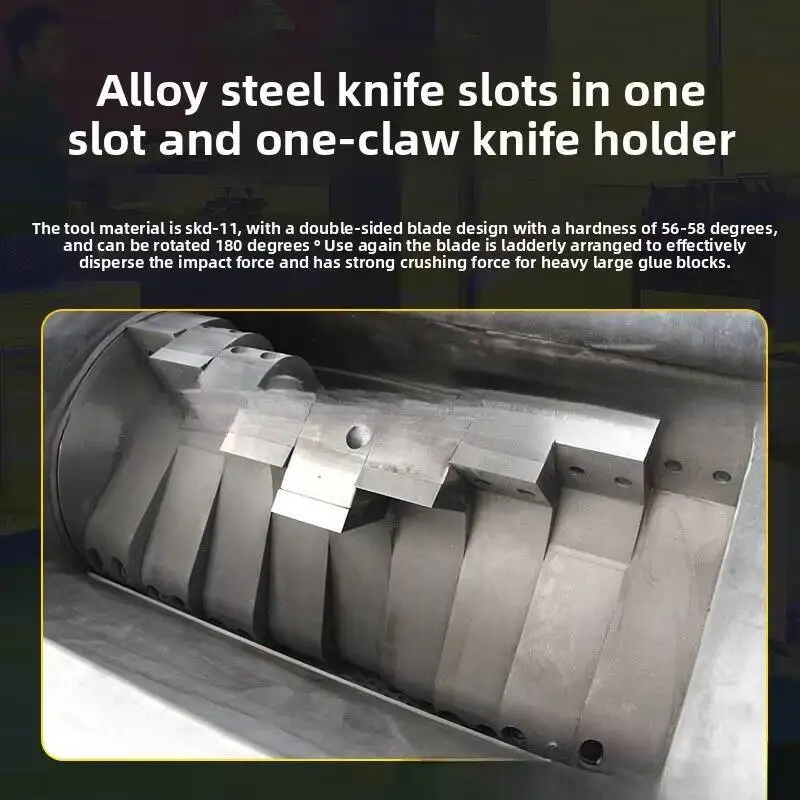 

Shredding Recycling Concrete Crusher Making Machine Plastic Crusher Car Bumper Direct Dashboard Powerful Shredder Automatic