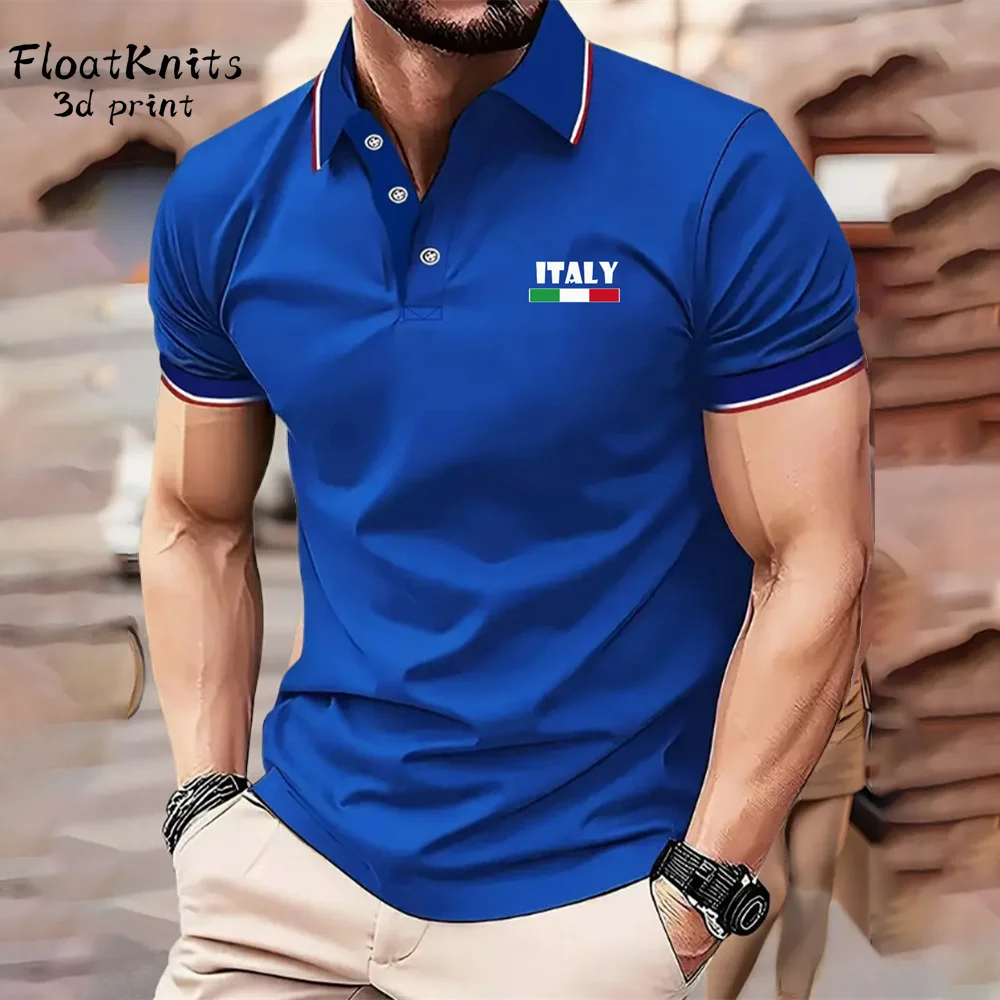 

Minimalist Solid Color Printed Polo Shirts for Men Tops Lapel Polo Shirt Men Clothing Men's Short Sleeve Tee New in Tops & Tees