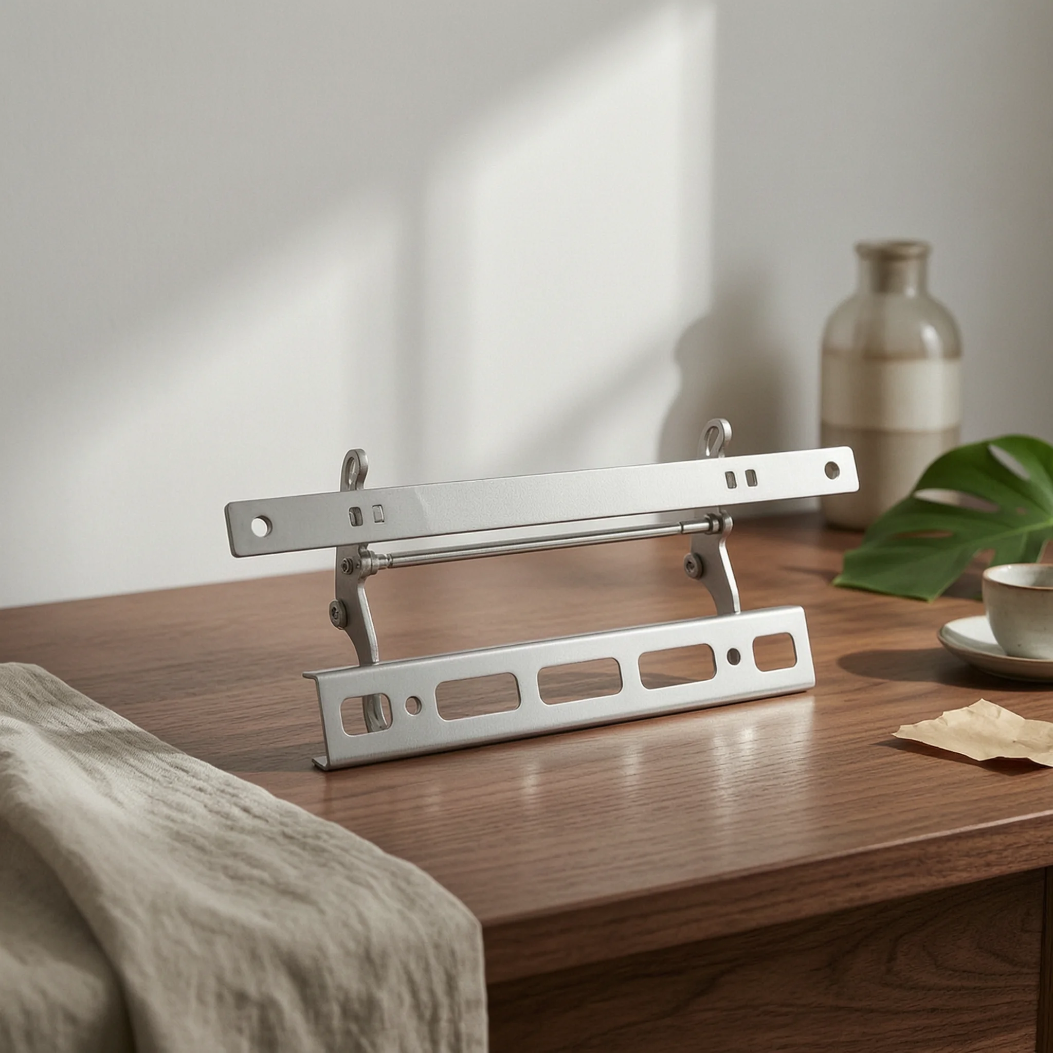 Cab Support Bracket with Screws Metal RC Truck Bracket Mount Support with Fixing Screws Silver-Gray Upgrade Part High Strength