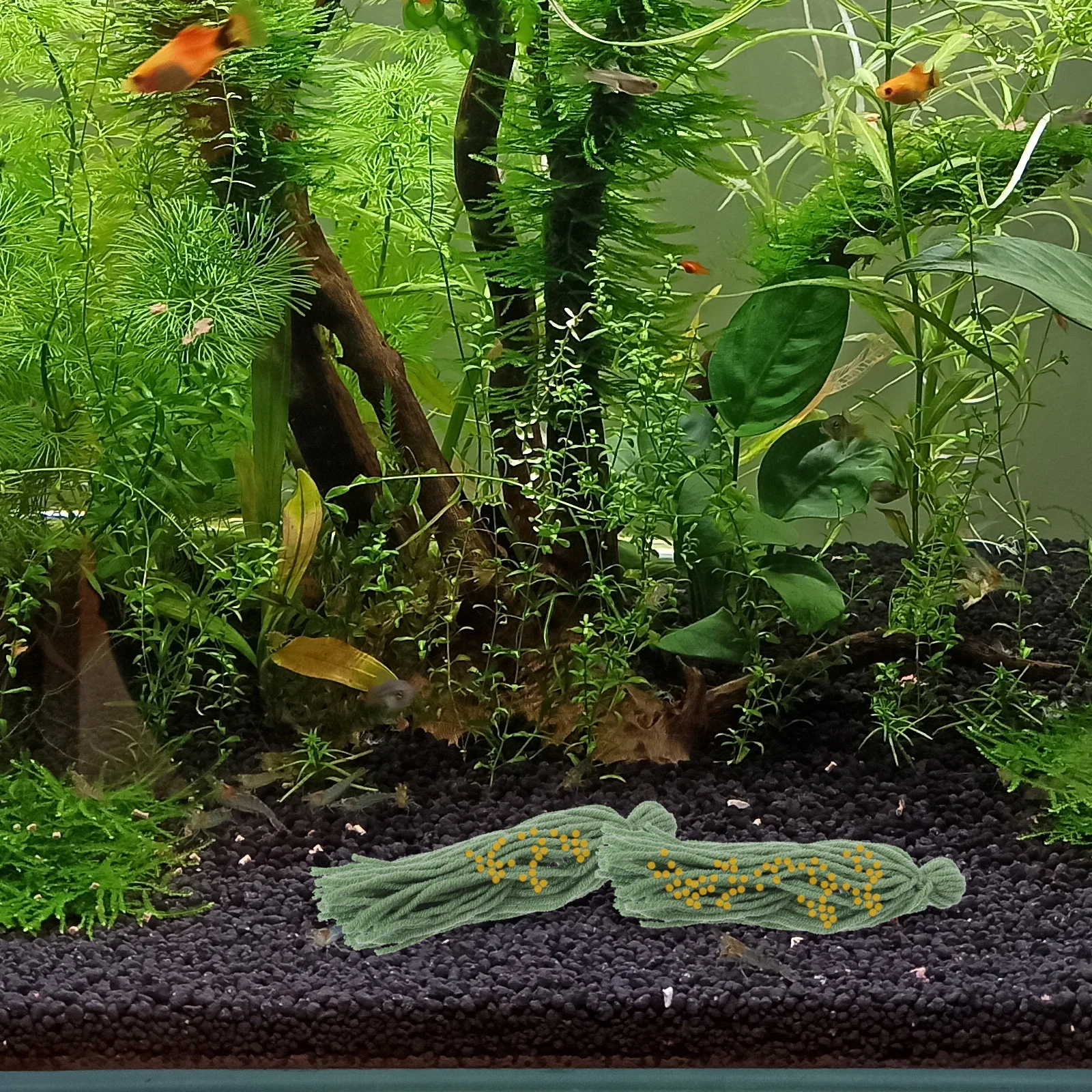 

5Pcs Fish Breeding Mops for Tank Angelfish Shrimp Spawning Barrel Wool Yarn Safe Spawning Environment Natural Habitat Setup