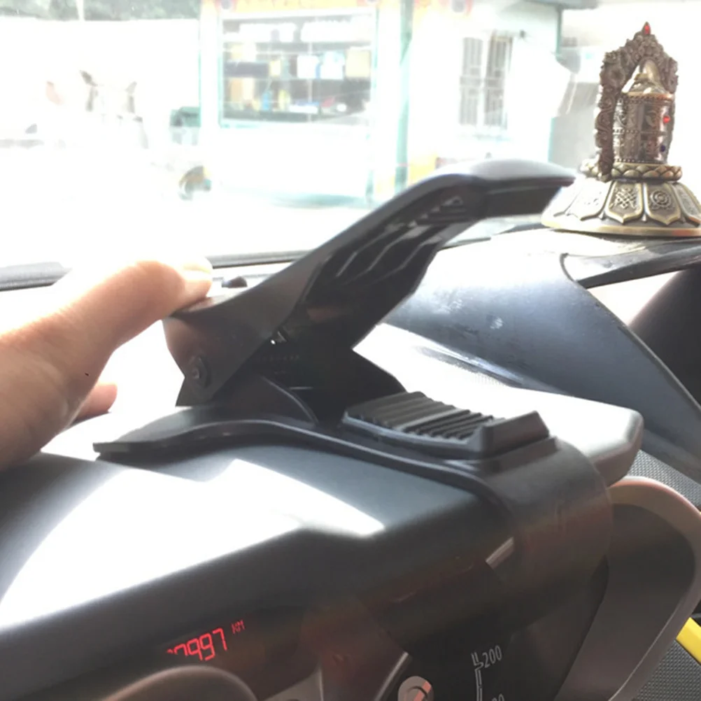 

Car Phone Holder Dashboard Mount Clip Adjustable Stand Bracket for Anti-Slip Silicone Secure Fit for 3-4Cm