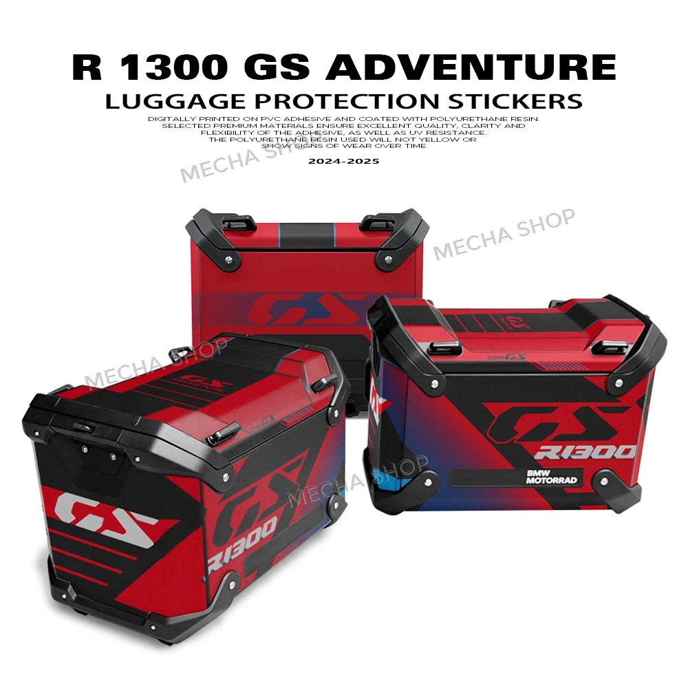 

For R 1300 GS ADV R1300GS Adventure Motorcycle Side Top Cases Suitcase Stickers Motorcycle Suitcase Graphics Stickers