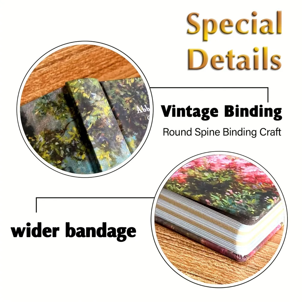 A5 Secret Garden Floral Hardcover Notebook With Colored Pages Diy Scrapbook Journal Travel Diary, Back-to-school Gift For
