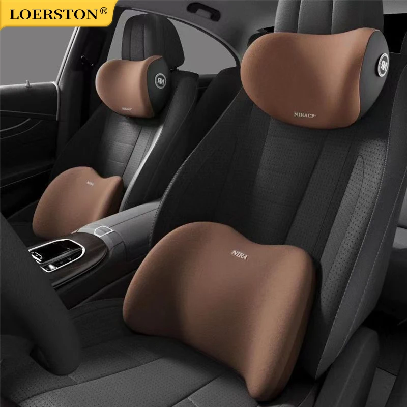 Memory Foam Car Neck Headrest Pillow Auto Car Seat Pillow Breathable Head Support Neck Rest Protector Automobiles Interior