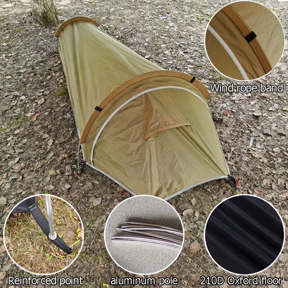 Camping Tent 1 Person, Ultrali - Ultralight Bivy Tent 1 Person Waterproof recension och pris