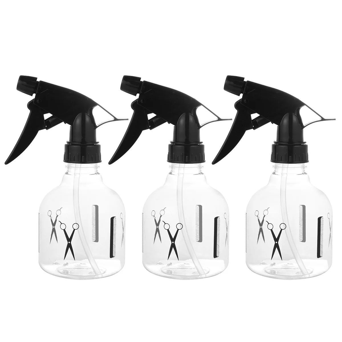3 قطعة 250 مللي البلاستيك زجاجة رذاذ فارغة مجموعة إعادة الملء ضباب الزناد البخاخ لتصفيف الشعر الخبز حديقة النباتات سقي أدوات