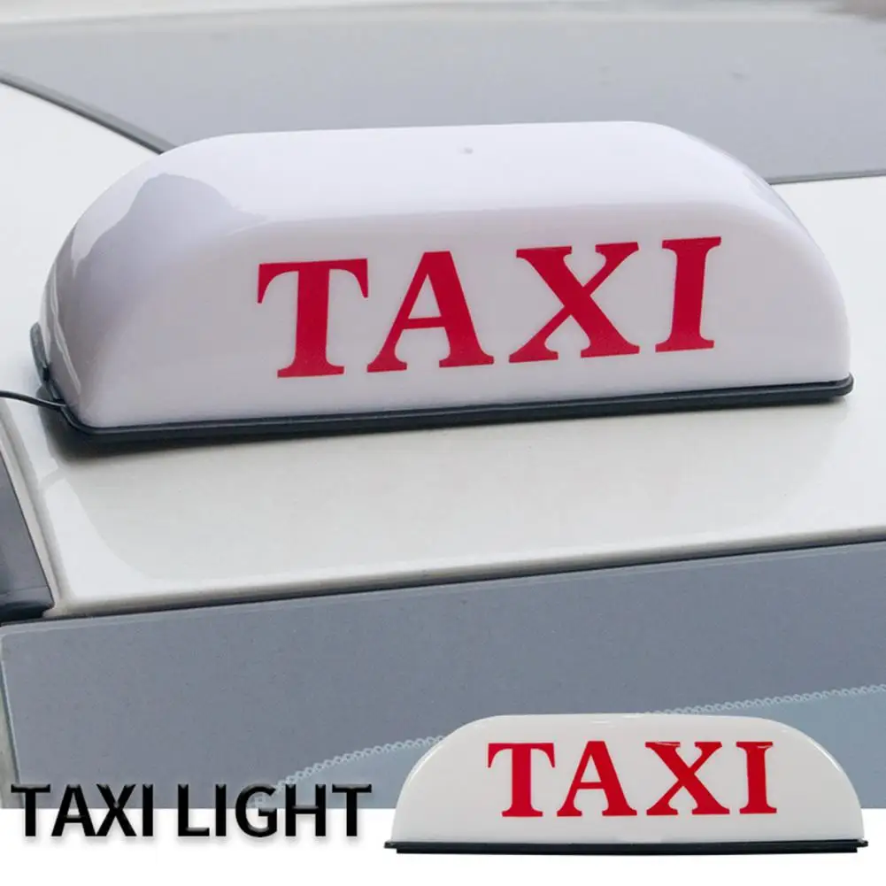 High Taxi Roof Sign Energy Efficient Waterproof Magnetic Taxi Cab Sign Lamp with Long Lifespan Quick Installation Bright Top