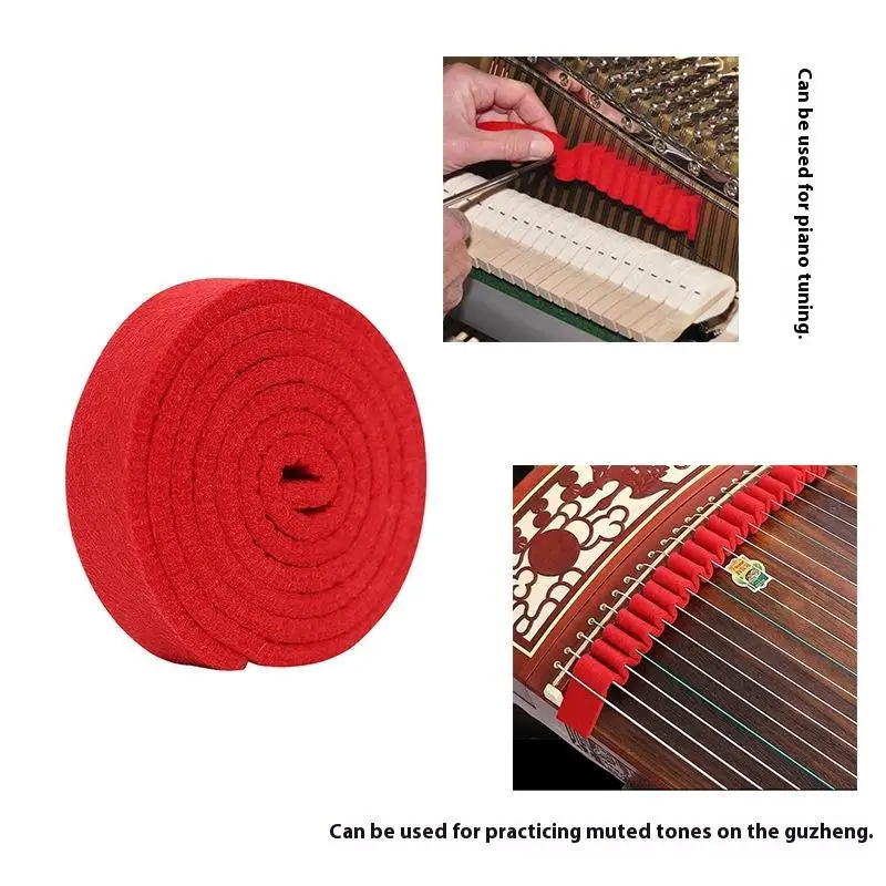 

Universal Piano Soundproof Tape - Professional Wool Felt Tuning Tool With Silent Cotton Strips Musical Instrument Accessories