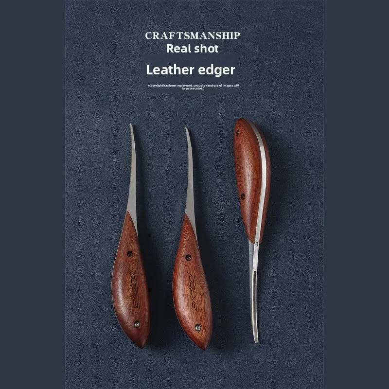 Leather Groover Tool One Piece Push Groove Handmade Leathercraft Wallet Edge Stitching Tool