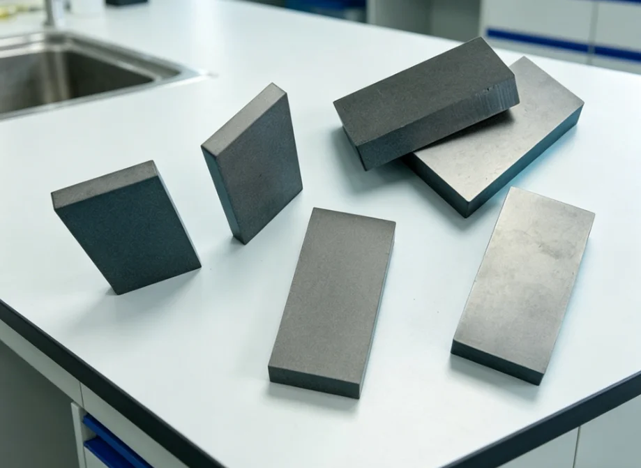 Custom Silicon Carbide Ceramic Square Tool Parts Bulletproof Wear Resistant High Quality