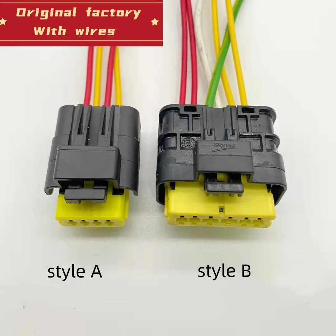 For NISSAN  SUNNY MICRO QASHQAI ALTIMA MORANO SYLPHY  Car Wiring Harness Plug  Rear Taillights Plug  4P 6P