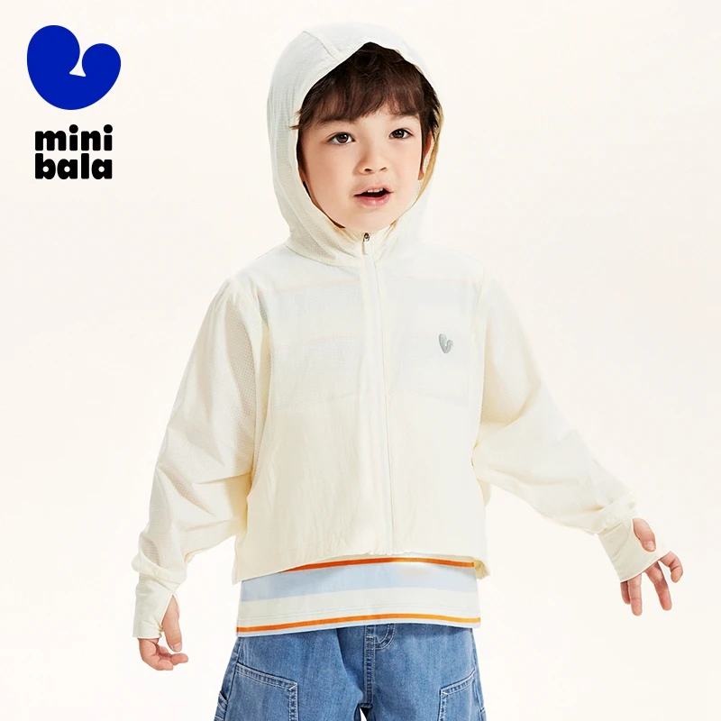 Mini Bala Coats Unisex Children Parent-Child Sun Protection Clothes Quick-Dry Sun Protection Coats for a Family of Three