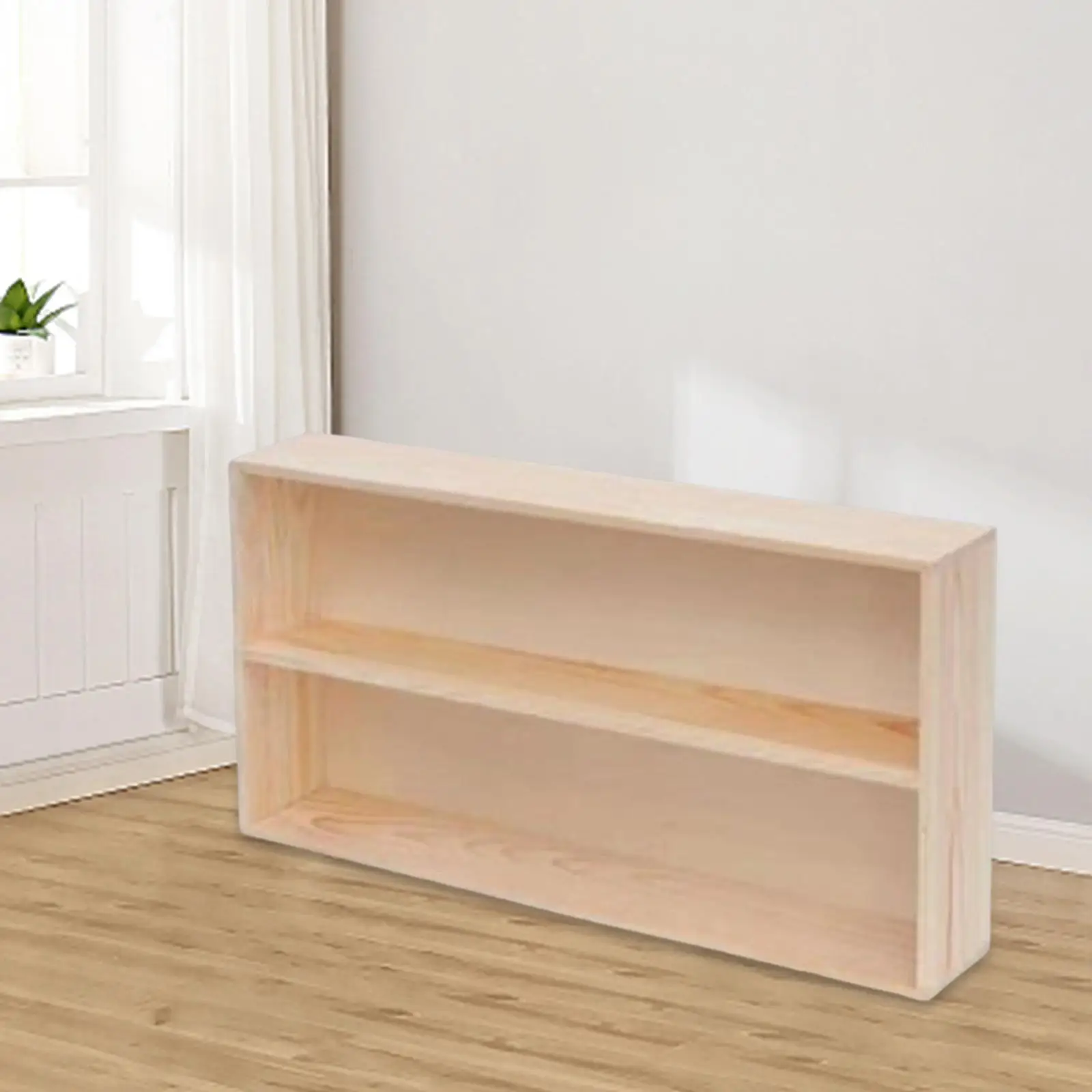 Multilayer Storage Stand Decoration Wooden Durable Tidy Rack Display Shelf for