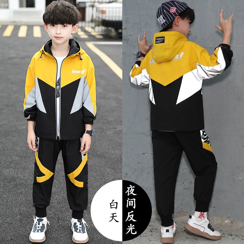 

Children Clothing Set Boys Clothes Sportswear Kids Clothes Boy Suits For Boys Clothing Student Sport Tracksuit Coat Pants Suits