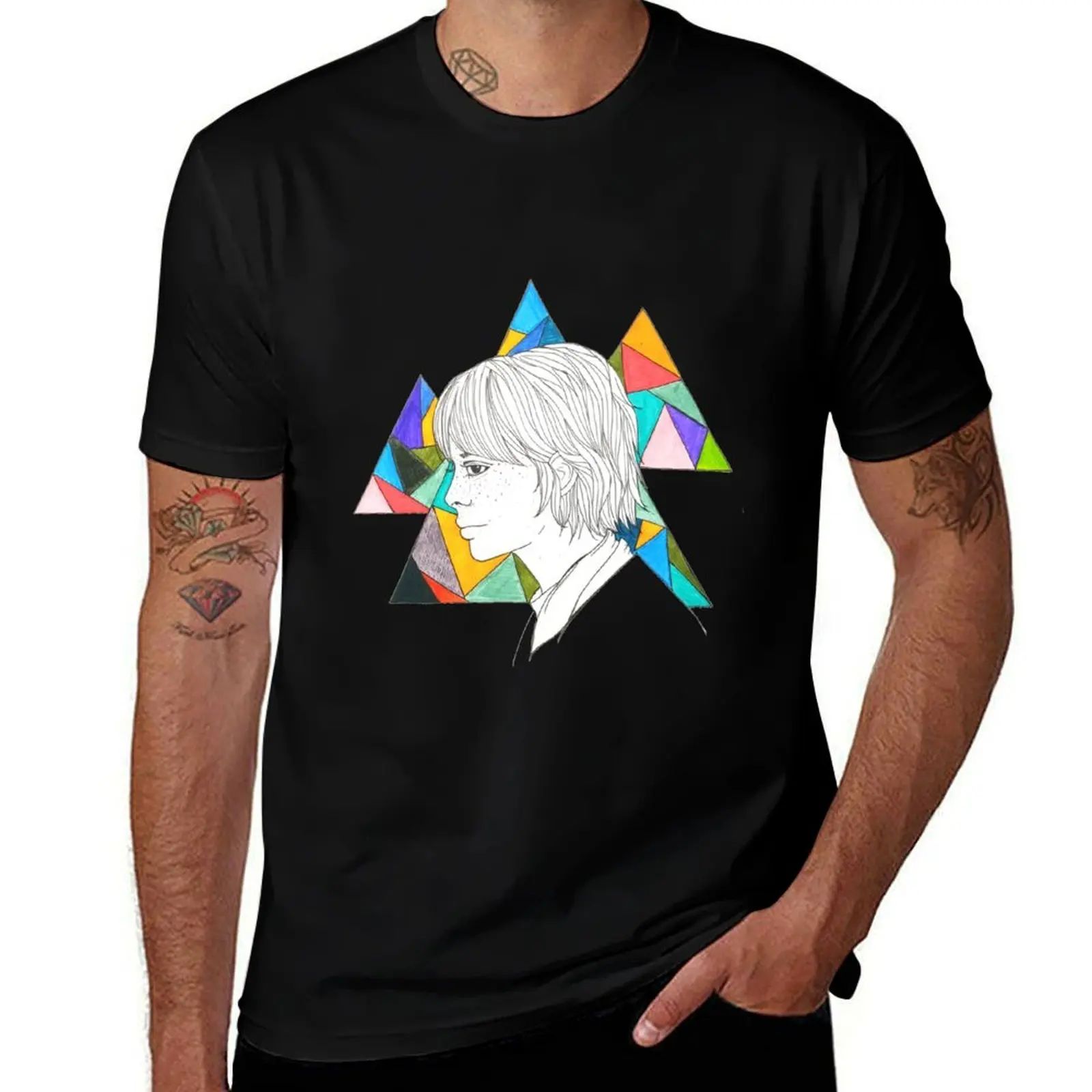 Lady of Prisms T-Shirt man t shirt summer funny t shirts dark humor t shirt for man T-shirt