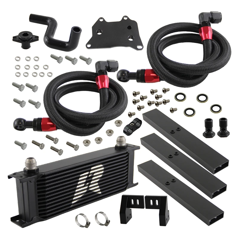 10AN 13Row Oil Cooler Kit for Audi A3/S3 8V W Golf VII Tiguan VII 2.0 TSI Skoda Octavia III 5E Superb III 3V EA888 MQB