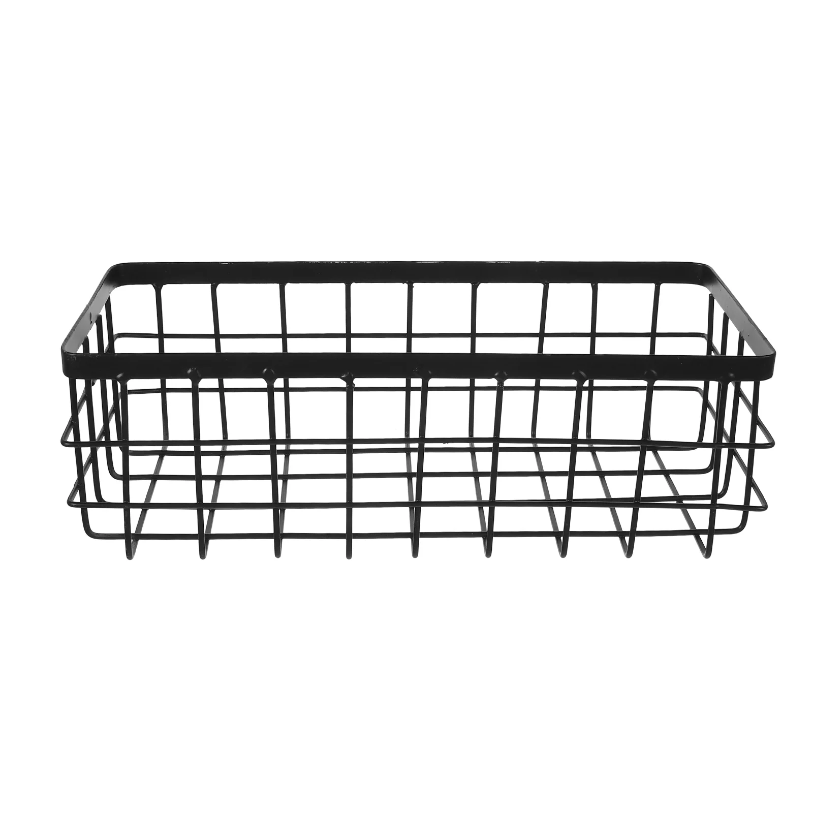 Metal Storage Basket Wall Mounted Shelves Small Wall-mounted Draining Tray Metallic Line Shower Wrought Iron Shelf