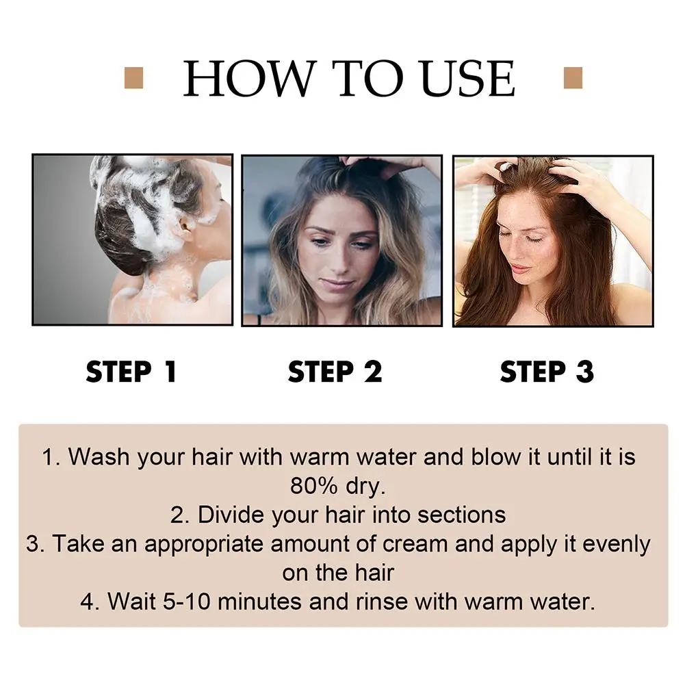 شعر كيراتين طبيعي لإصلاح الشعر ، تكييف عميق ، تغذية ، شعر جاف وتالف ، R0m3 ،