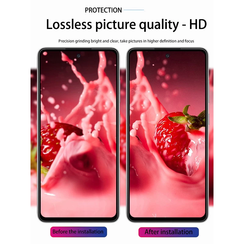 HD Camera Lens Protector Glass Film For Samsung Galaxy A14 A34 A54 A12 A52 S 5G Full Cover Screen Protector A71 A72 A51 A50 A21S