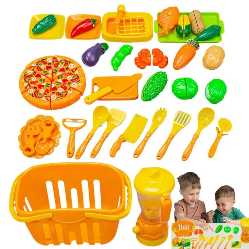 Cutting Play Food Toy For Kids Play Food Pretend Play Toy Finely Polished Educational Toy For Birthday New Year Christmas