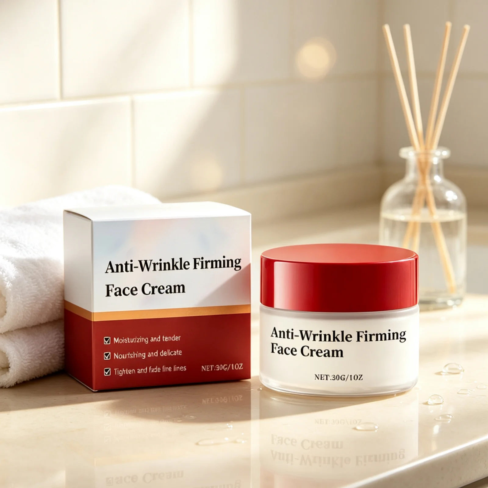 Hydrating Facial Cream Anti Wrinkle Increase Skin Elasticity Reduce Fine Lines Skin Smoothing Nourishing Moisturizing Face Cream