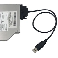 Adaptador USB 2,0 de 1 piezas a Mini Sata II, adaptador de 7 + 6 13 pines para Notebook, CD/DVD ROM, unidad delgada, convertidor de Cable, tornillos de estilo estable