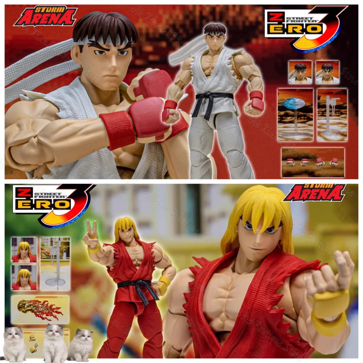 

24-часовая доставка Storm Toys Ryu Ken Masters Подвижная модель 1/12 ПВХ Модель игрушки Collect ULTRA Street Fighter Zero 3 ACTION FIGURE