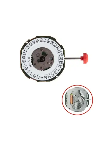 For Miyota Quartz Movement 2115 with Battery Standard 3 Hands/Needles Quartz Watch Mechanism Single Date-wheel 2115 Movement
