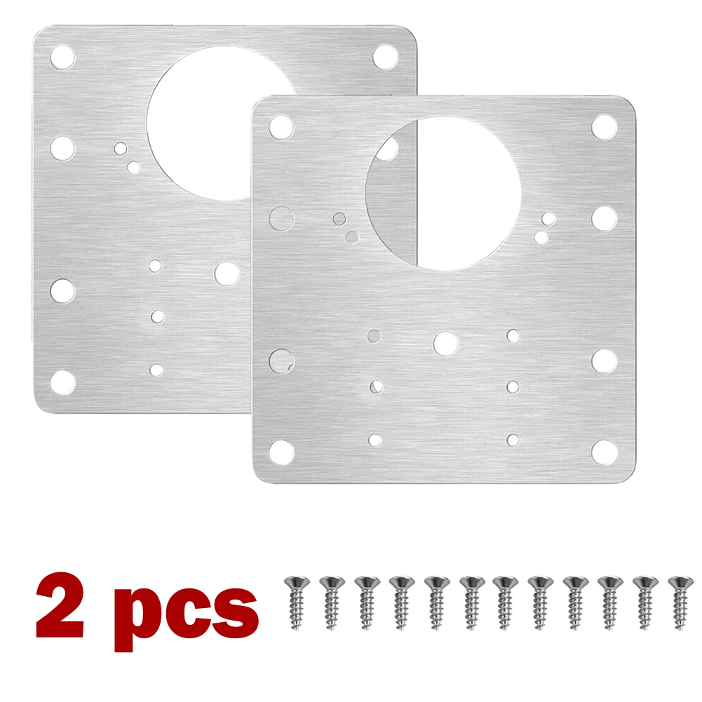 Cupboard Door Fixing Cabinet Hinge Stainless Steel 1/2/4/10 Pcs Hinge Repair Plate Hinge Repair Tool Plate Hinge Fixing Plate