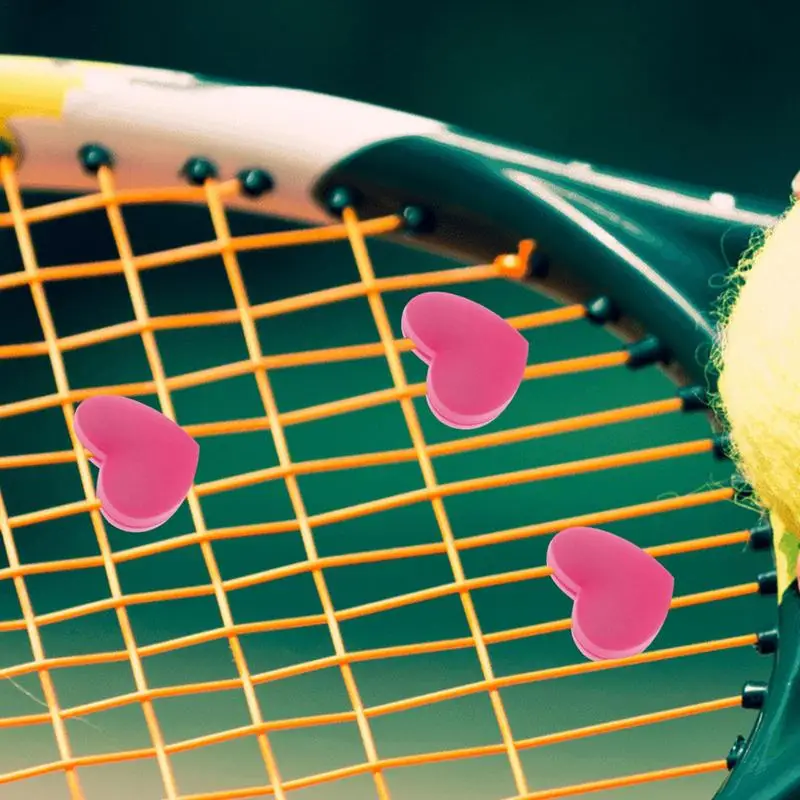 Amortisseur de vibration efficace pour raquette de tennis, en forme de cœur, UL