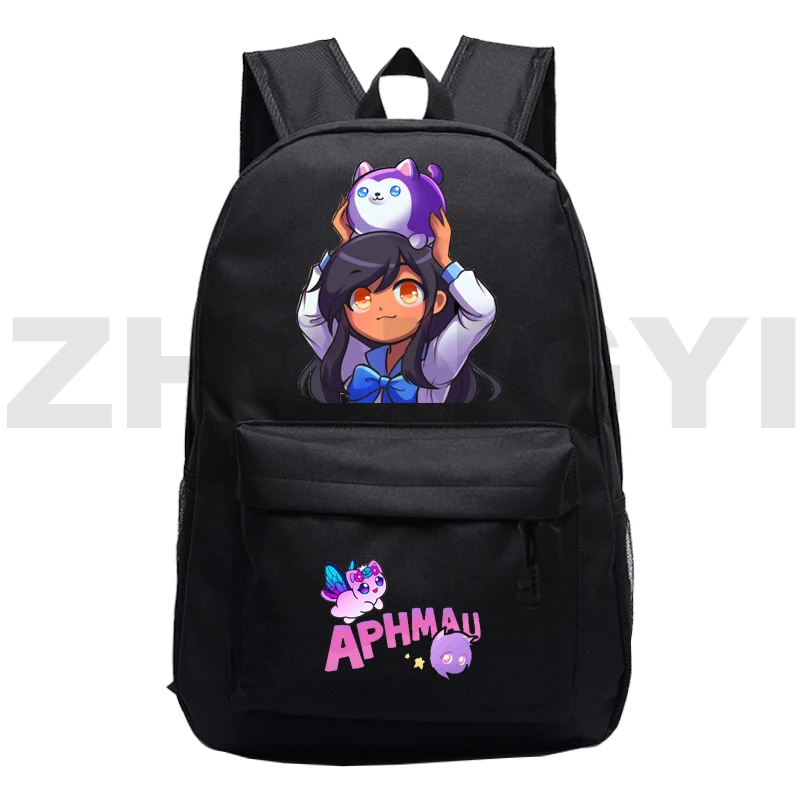 Anime Aphmau Backpack Men As A Cat Back Pack Travel Knapsack School Bags For Teenage Girls Bookbag Harajuku Cartoon Rucksack